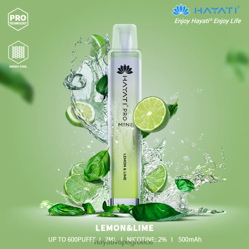 Hayati Pro Mini αναλώσιμα μοσχολέμονα F402H14 Hayati Vape Flavours