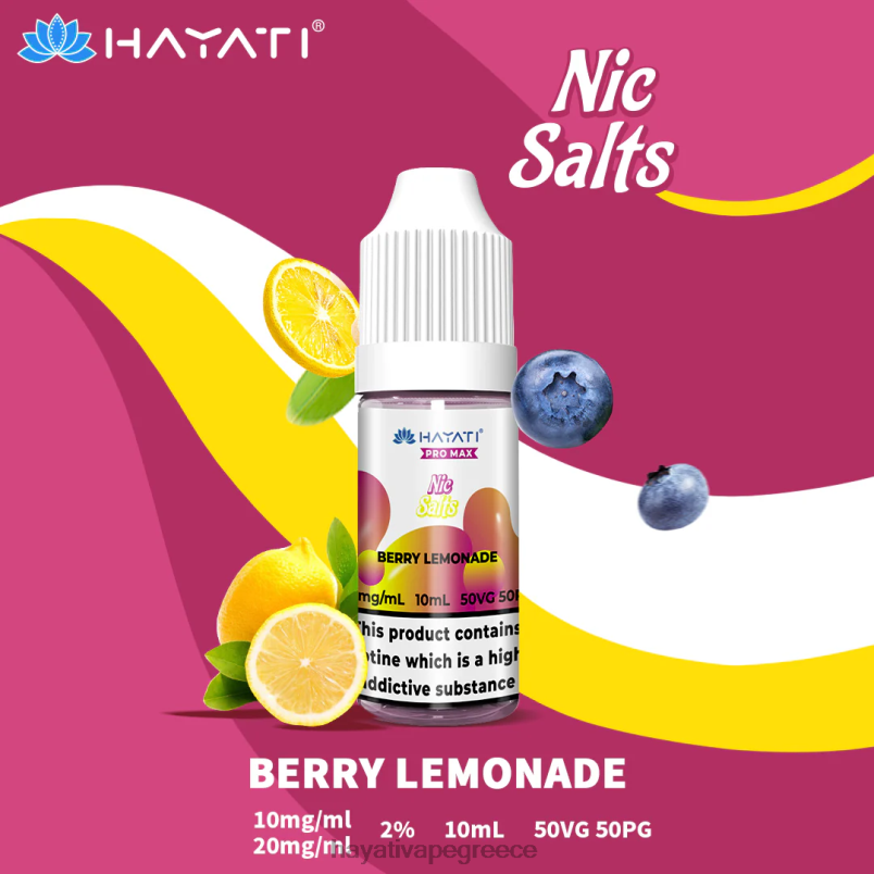 Hayati Pro Max νικ άλατα λεμονάδα μούρων F402H228 Hayati Vapes Wholesale