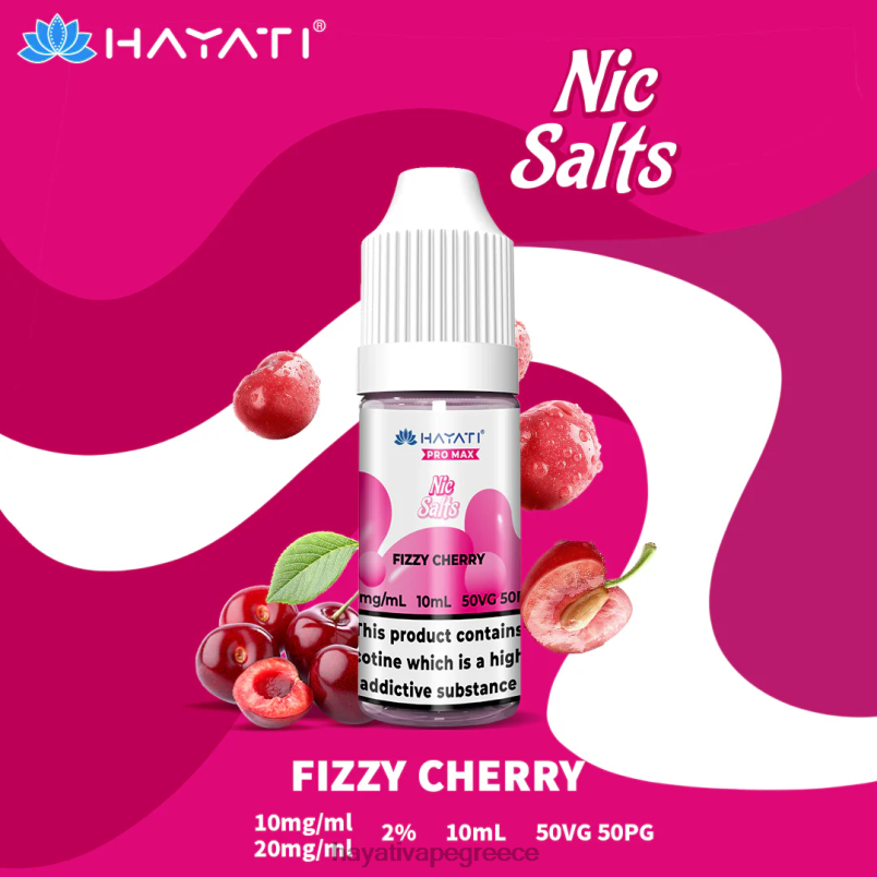 Hayati Pro Max νικ άλατα ανθρακούχο κεράσι F402H238 Hayati Vapes Wholesale