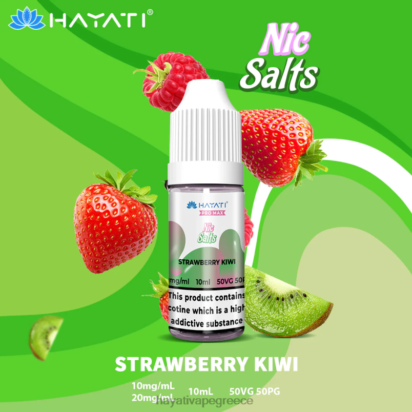 Hayati Pro Max νικ άλατα ακτινίδιο φράουλα F402H253 Hayati Vape Greece