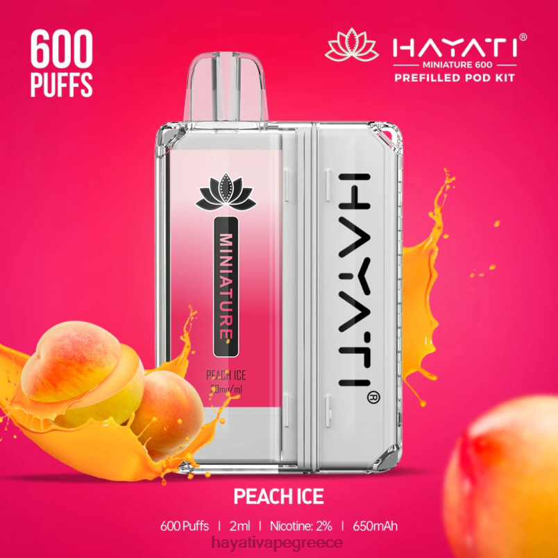 Hayati Miniature 600 κιτ λοβών πάγος ροδάκινου F402H41 Hayati Greece