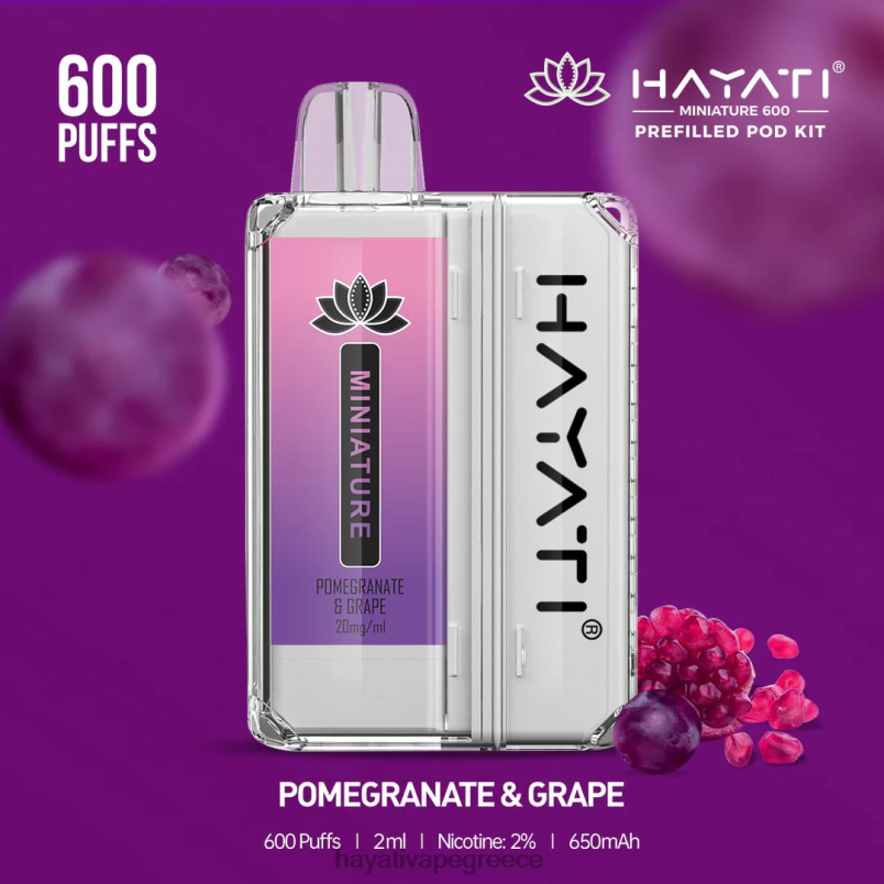 Hayati Miniature 600 κιτ λοβών ρόδι & σταφύλι F402H42 Hayati Athens
